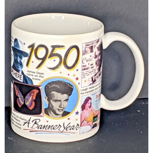 1950 Mug Cup A Banner Year Excellent Gift